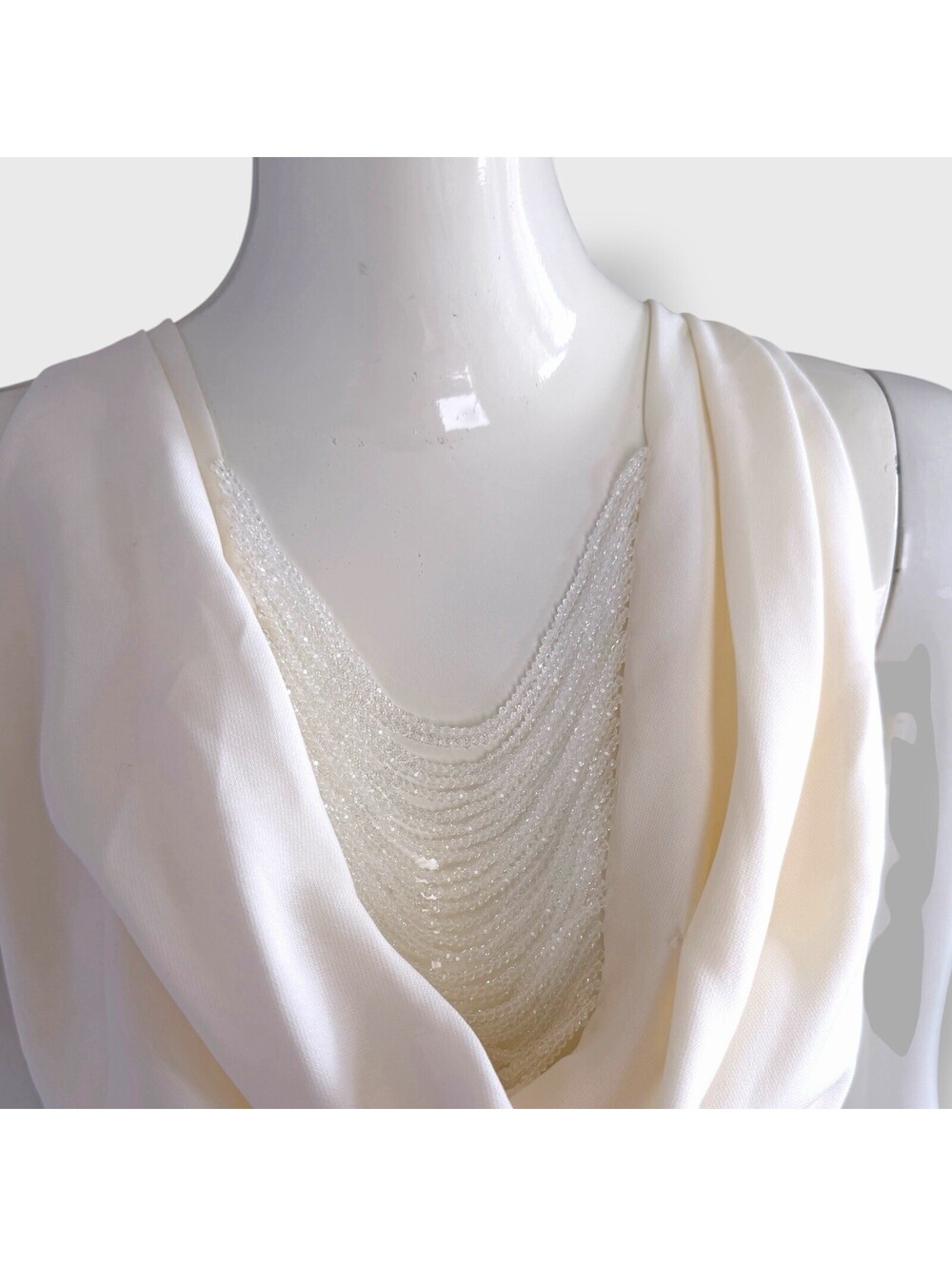 NWT $795 STAUD GIA Wedding Bridal Beaded Crystal Designer Dress Cocktail 00/XXS - Picture 12 of 13